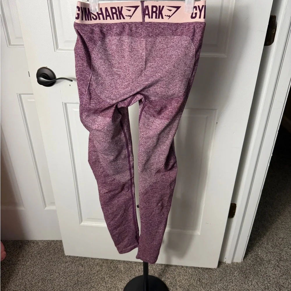 Gymshark Women's Flex Seamless Leggings Small Burgundy